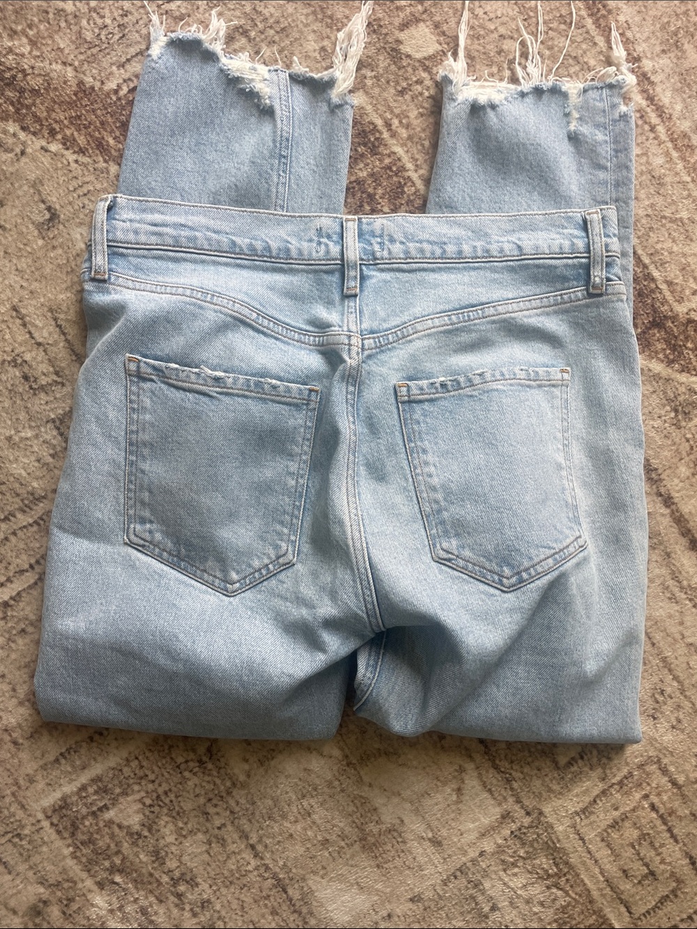 AGOLDE Light Blue skinny straight stretchy Button-Fly Jeans 27 - Picture 4 of 6